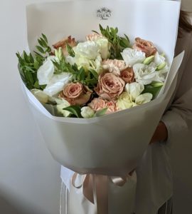 Букет цветов 'Латте'