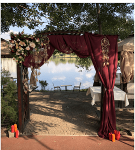 Свадебная арка 'Марсала'