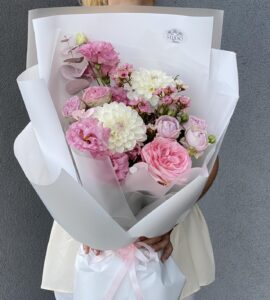 Букет цветов 'Розовое облако' – Интернет-магазин цветов STUDIO Flores
