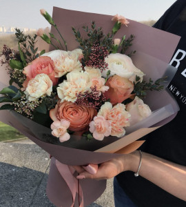 Букет цветов Карамель – Интернет-магазин цветов STUDIO Flores