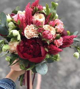 Свадьба в цвете марсала - фото и идеи оформления – Интернет-магазин цветов STUDIO Flores