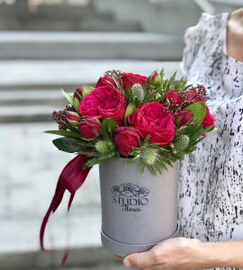 Букет Строптивая роза – Интернет-магазин цветов STUDIO Flores
