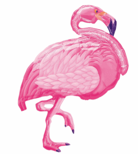 Гелиевый шар Розовый фламинго