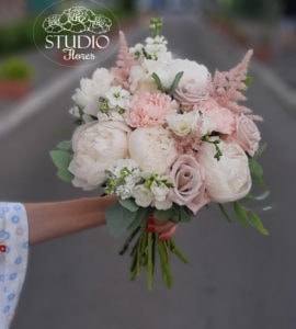 Букет невесты двенадцать – Интернет-магазин цветов STUDIO Flores