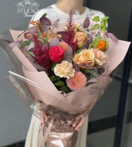Букет цветов 'Сентябрь' – Интернет-магазин цветов STUDIO Flores