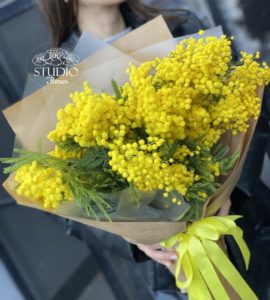 Букет мимозы – Интернет-магазин цветов STUDIO Flores