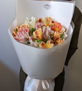 Bouquet with alstroemeria