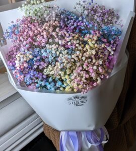 Bouquet of gypsophila seven branches