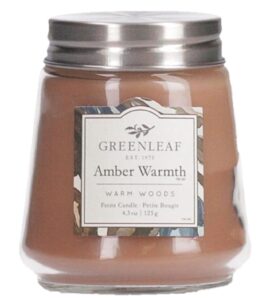 Candle miniature 'Warmth of amber'