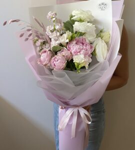 Bouquet of peonies Irina