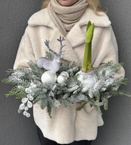 Новорічна композиція на стіл 1