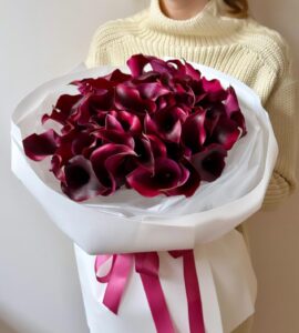 Bouquet of fifty-one callas