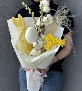 Букет с вербой 'Солнечный' Букет с вербой 'Солнечный'