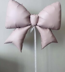 Helium Balloon 'Pink Bow'